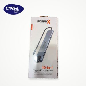Speed-X 10 in 1 Multi-Port Type-C 4K HDMI USB 3.0 Converter Speed-X 10 in 1 Multi-Port Type-C 4K HDMI USB 3.0 Converter