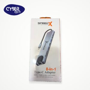 Speed-X 8 in 1 Multi-Port Type-C 4K HDMI USB 3.0 Converter Speed-X 8 in 1 Multi-Port Type-C 4K HDMI USB 3.0 Converter