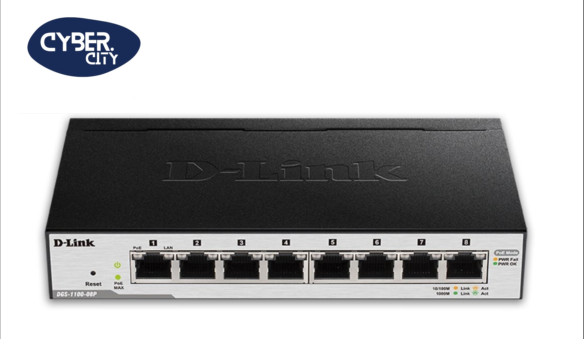 D-Link 8 port giga DGS-1008P