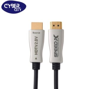 Speed-x 60m Fiber Hdmi Cable 2.0/2.1 Aoc(active Optical Cable) 30awg Copper Support 4k 8k Uhd